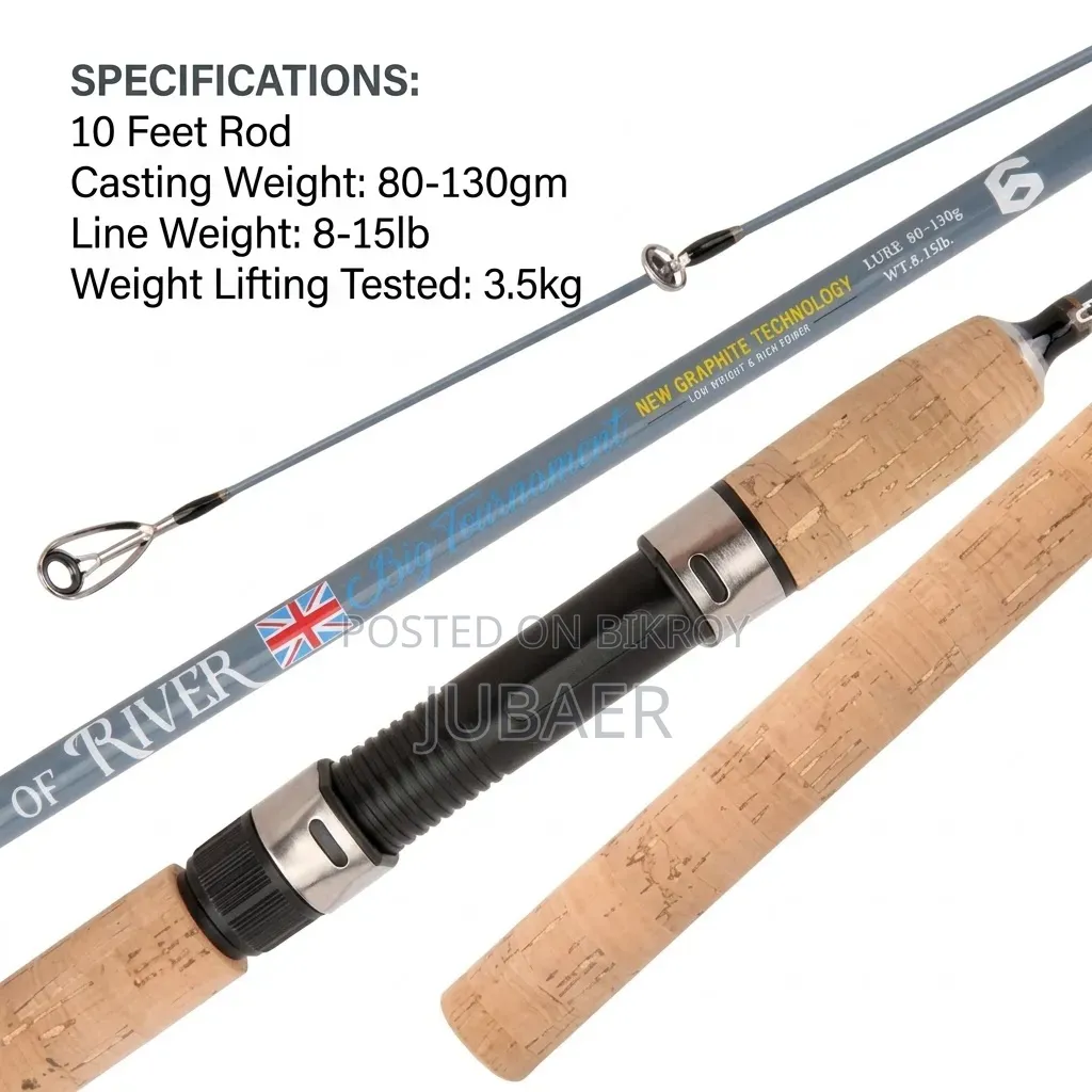 God of River Fishing Rod - Carbon Fiber - 2part