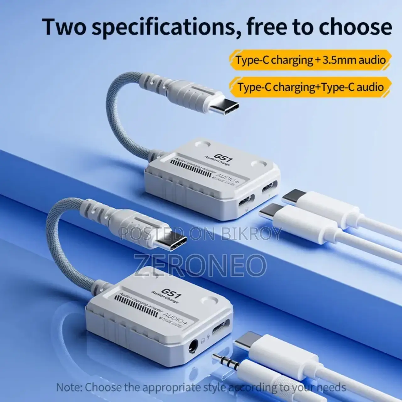 Piva Gs1 2in1 Adaptor Type-C