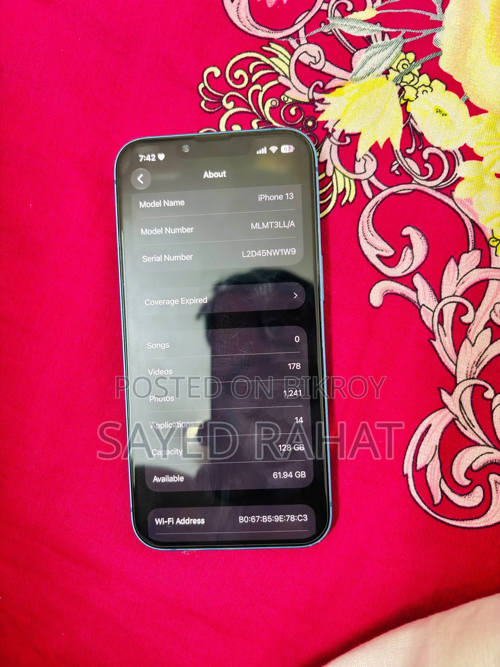 Apple iPhone 13 128 GB Blue