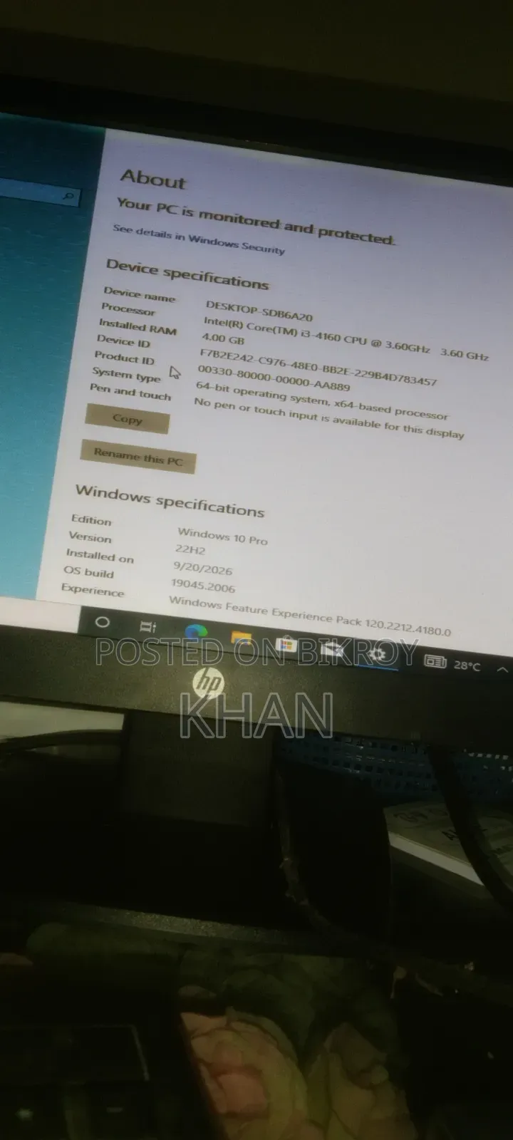 Desktop Computer Chuwi 4GB Intel Core i3 HDD 500GB