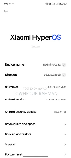 Xiaomi 12 Pro 128 GB Blue