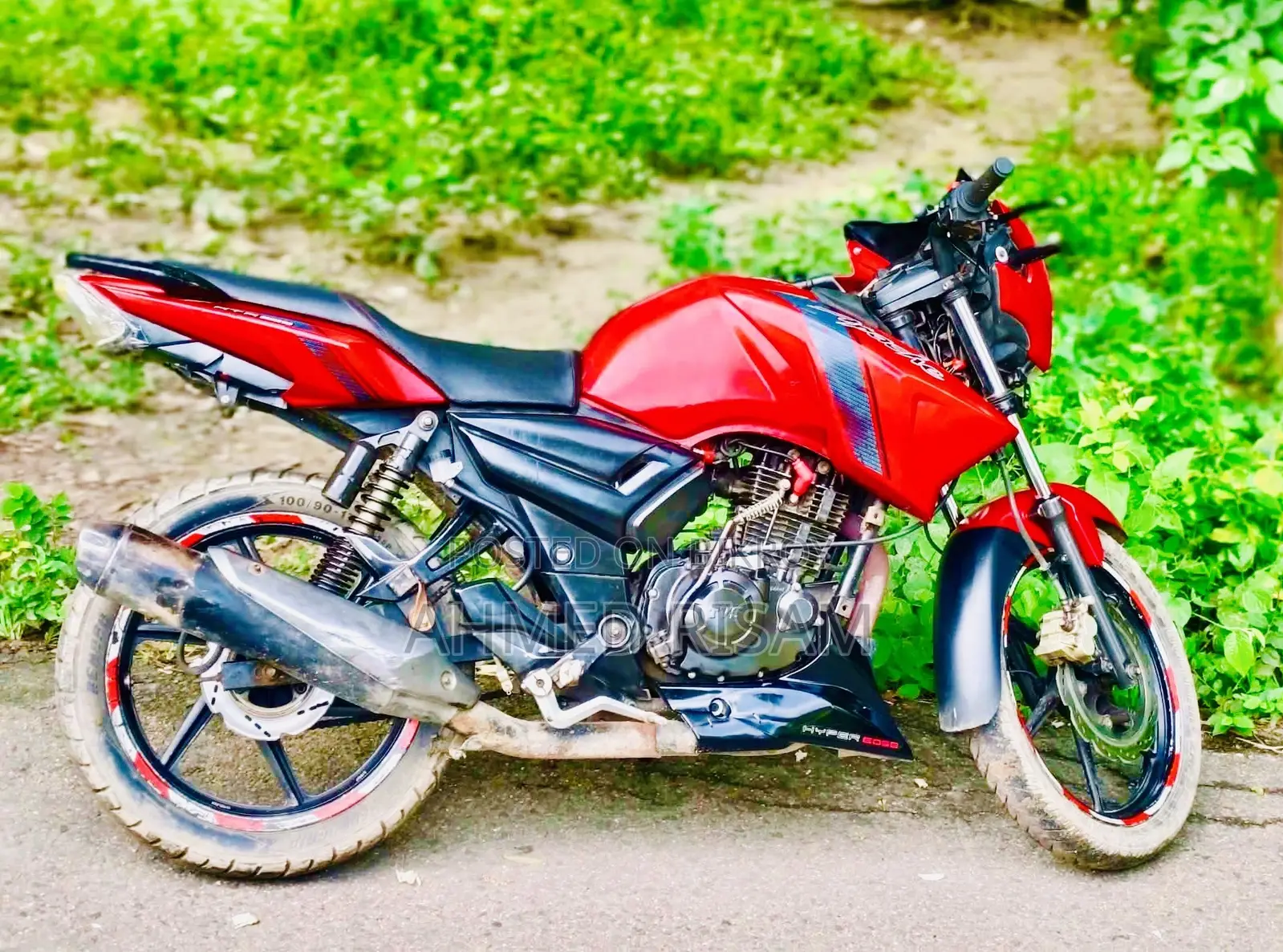 TVS Apache RTR 160 2V 2019 Red