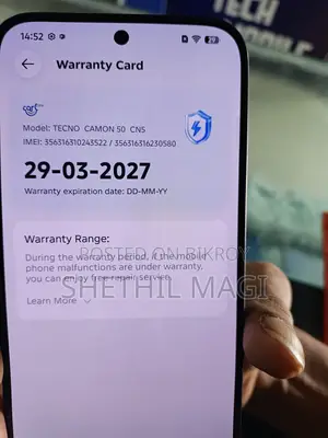 Tecno Camon 50 256 GB Black