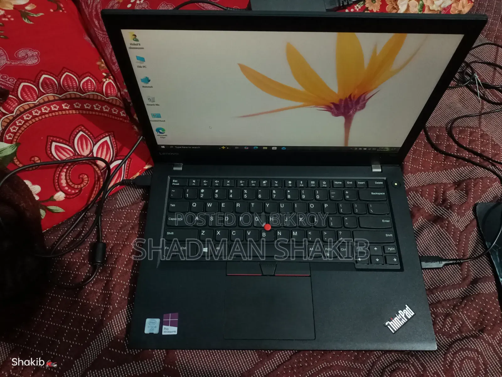 Laptop Lenovo ThinkPad T470 8GB Intel Core i5 SSD 256GB