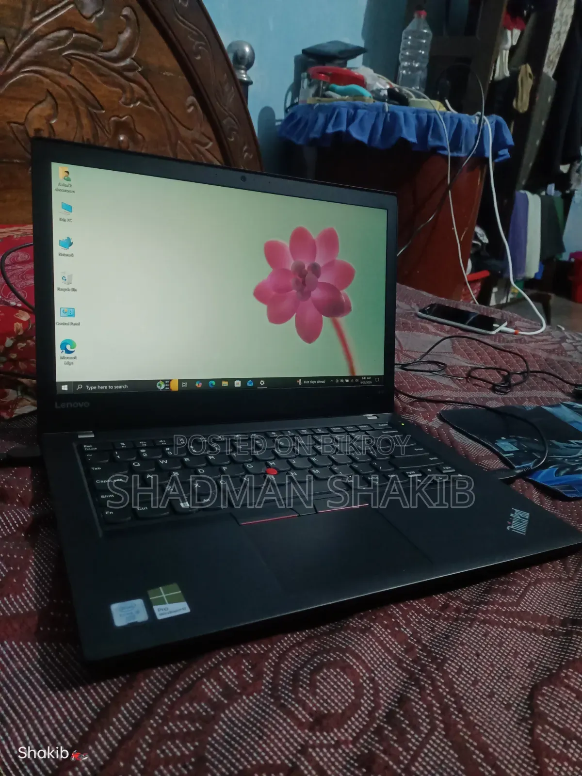 Laptop Lenovo ThinkPad T470 8GB Intel Core i5 SSD 256GB