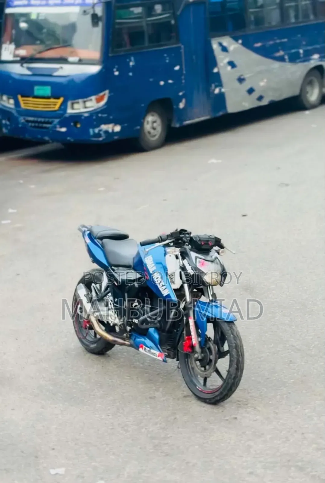 TVS Apache RTR 160 4V 2021 Blue