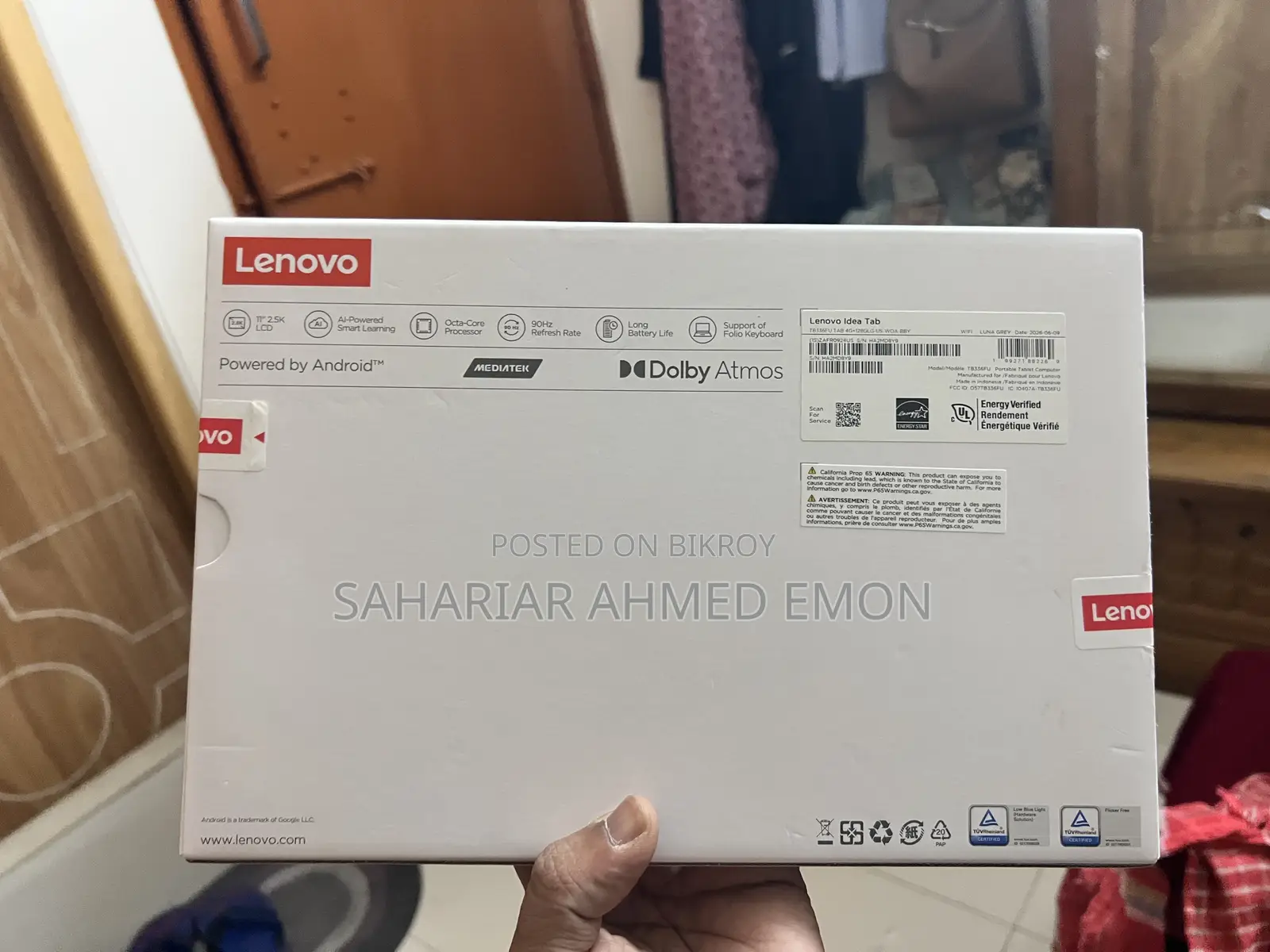 New Lenovo Idea Tab 128 GB Silver