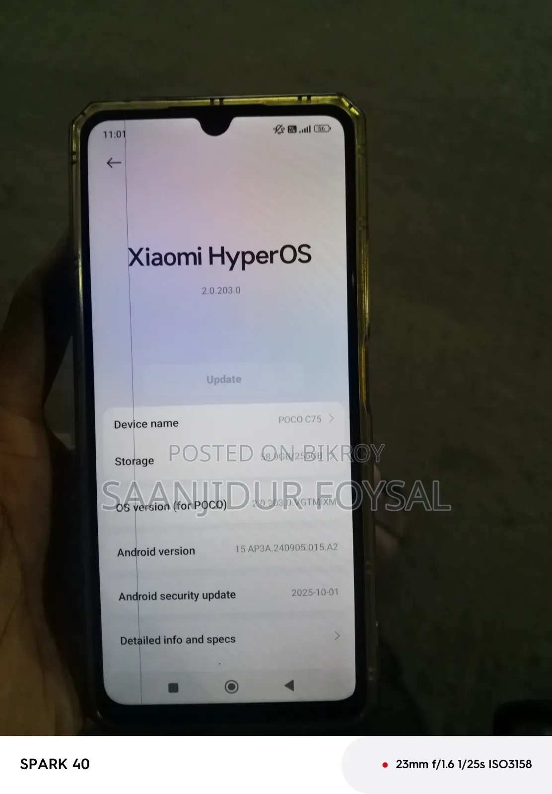 Xiaomi Poco C75 256 GB Black