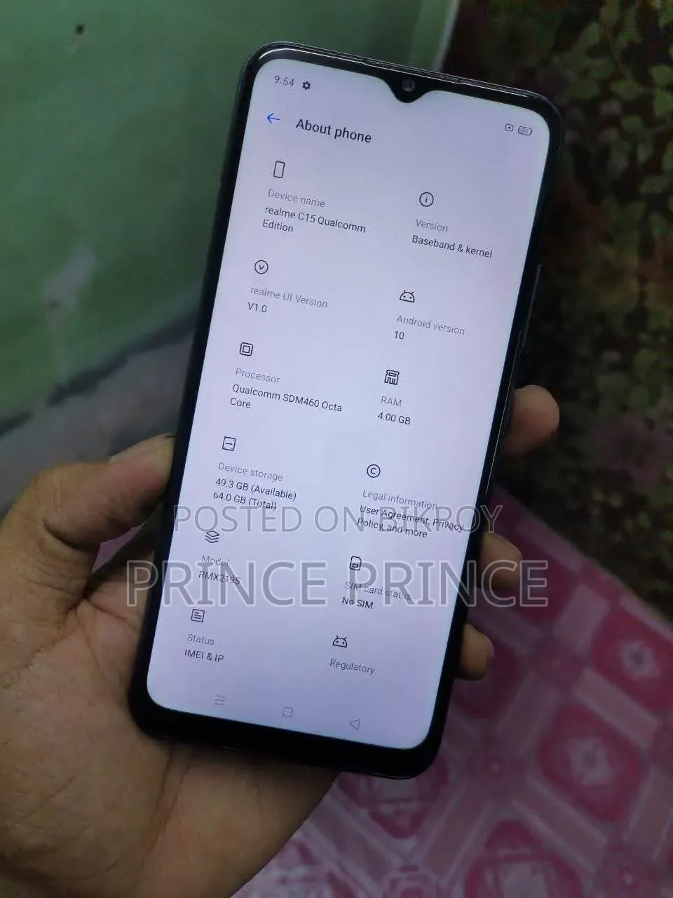 Realme C15 64 GB Gray