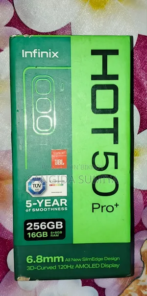 New Infinix Hot 50 Pro+ 4G 256 GB Black