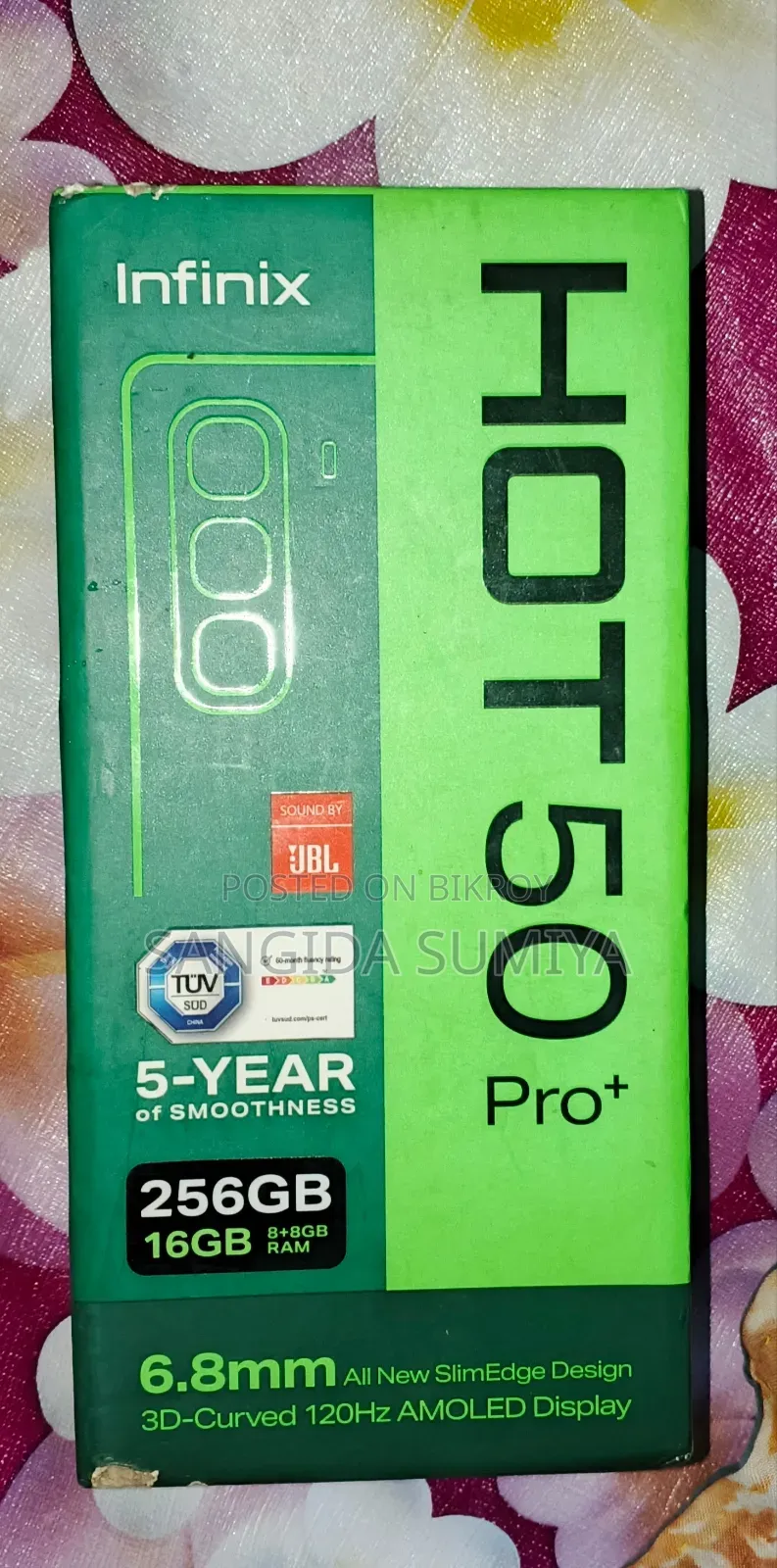 New Infinix Hot 50 Pro+ 4G 256 GB Black