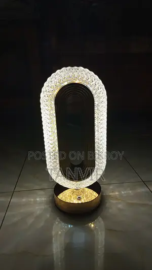 Crystal Table Lamp With Touch Control and 3 Color Lights