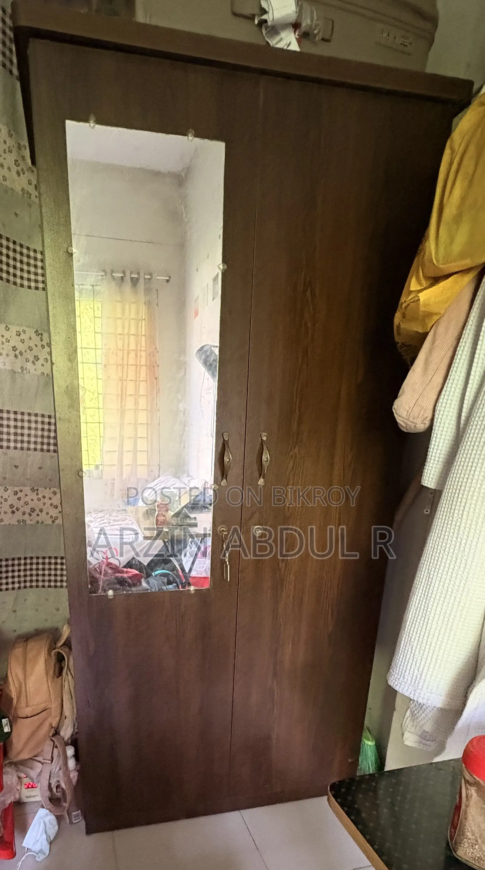 Cupboard, Double Door With Drawer