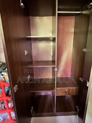Cupboard, Double Door With Drawer