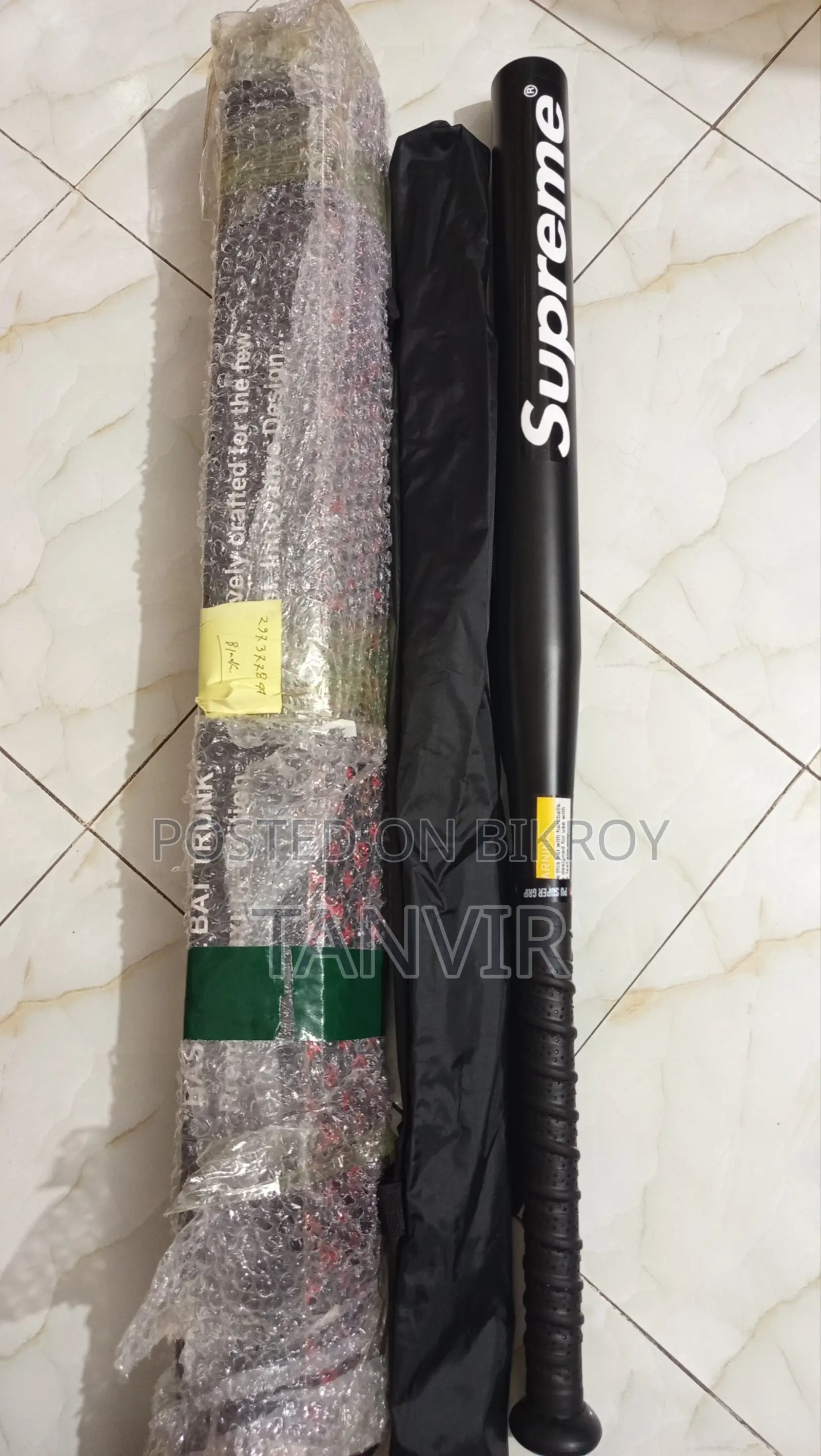 32 Inches Metal Black Baseball Bat (Weight 1.4 Kg)