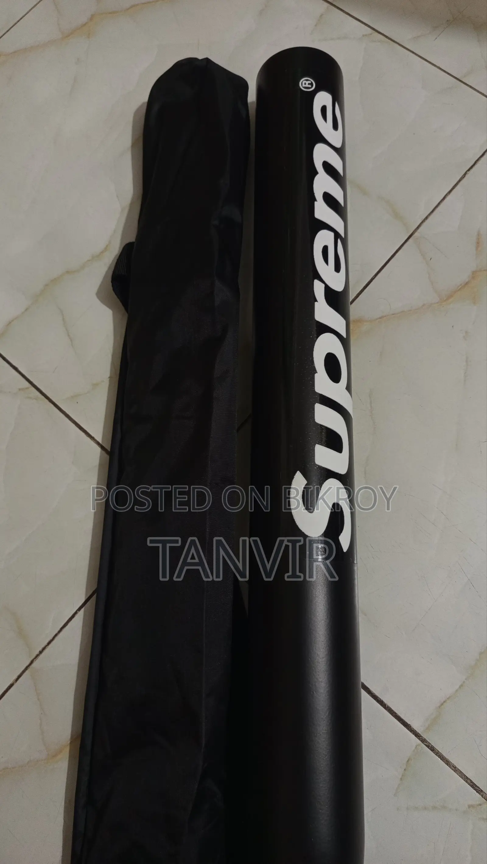32 Inches Metal Black Baseball Bat (Weight 1.4 Kg)