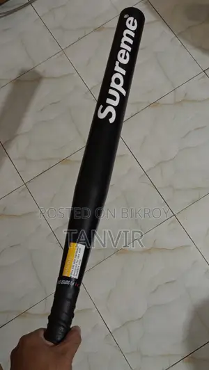 32 Inches Metal Black Baseball Bat (Weight 1.4 Kg)