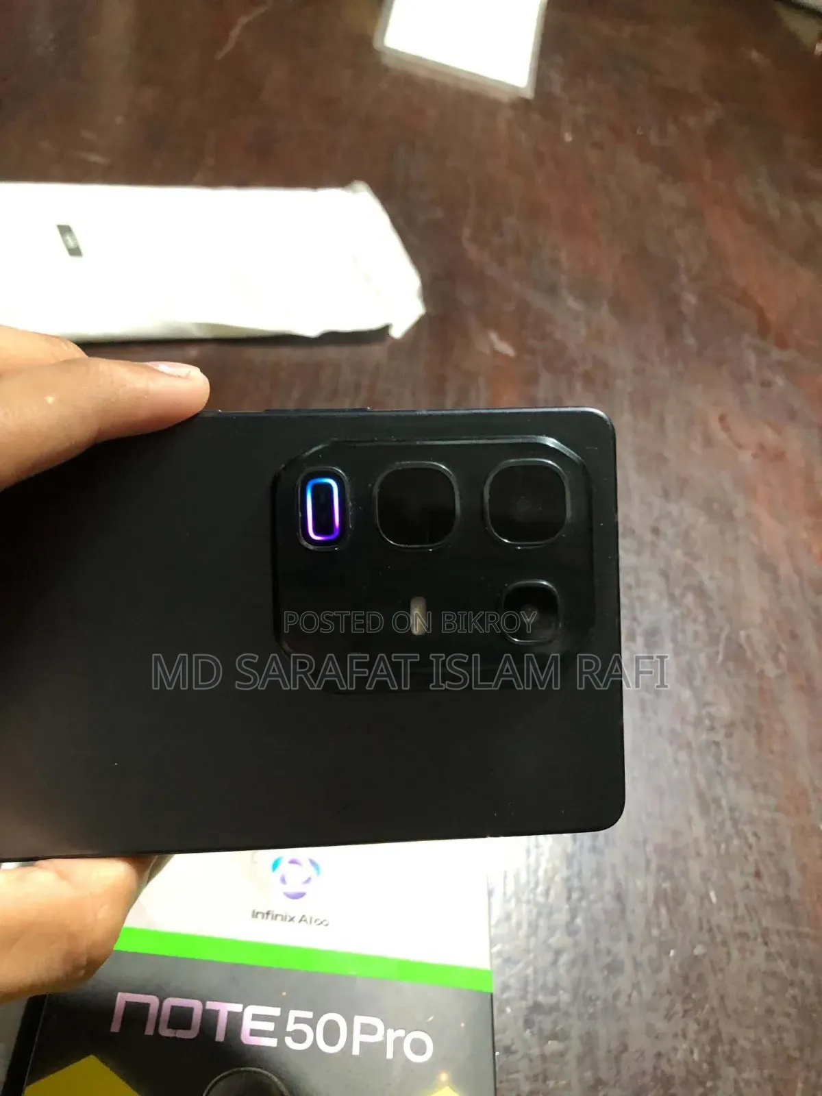 নতুন ইনফিনিক্স নোট ৫০ প্রো ২৫৬ জিবি ব্ল্যাক