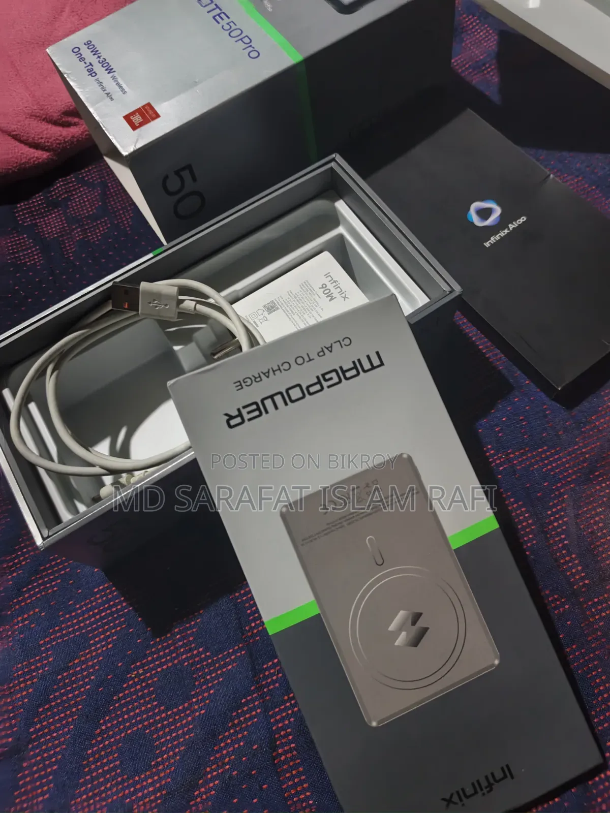 নতুন ইনফিনিক্স নোট ৫০ প্রো ২৫৬ জিবি ব্ল্যাক