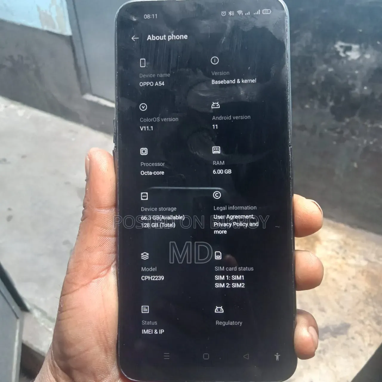 Oppo A54 128 GB Black