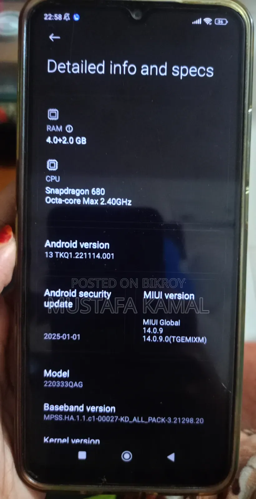 Xiaomi Redmi 10C 128 GB Blue