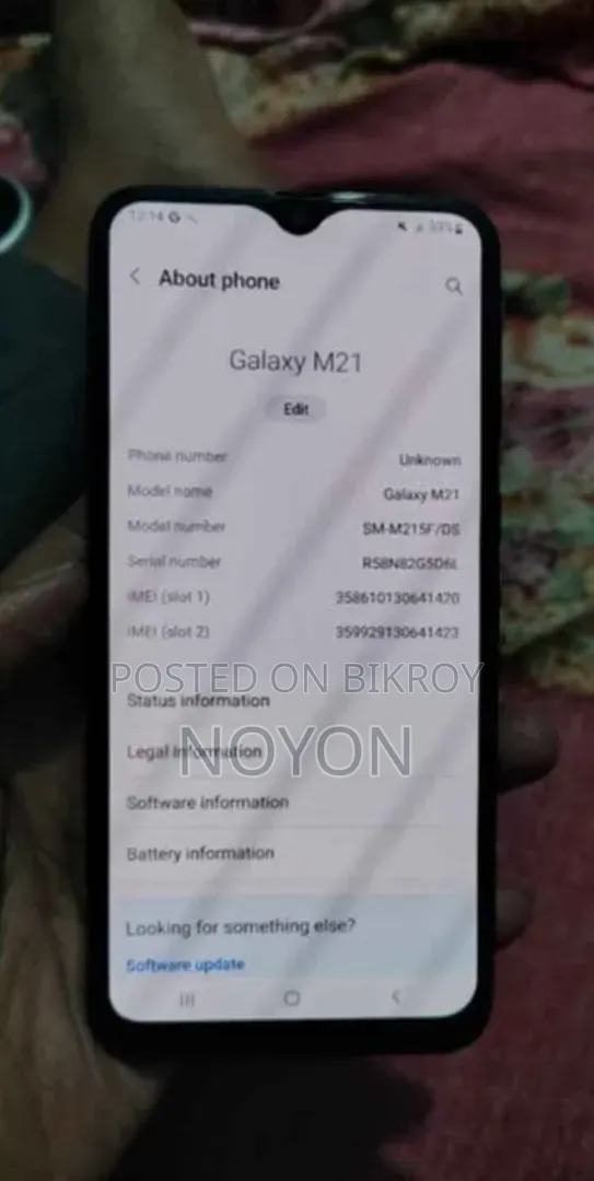 Samsung Galaxy M21 128 GB Black