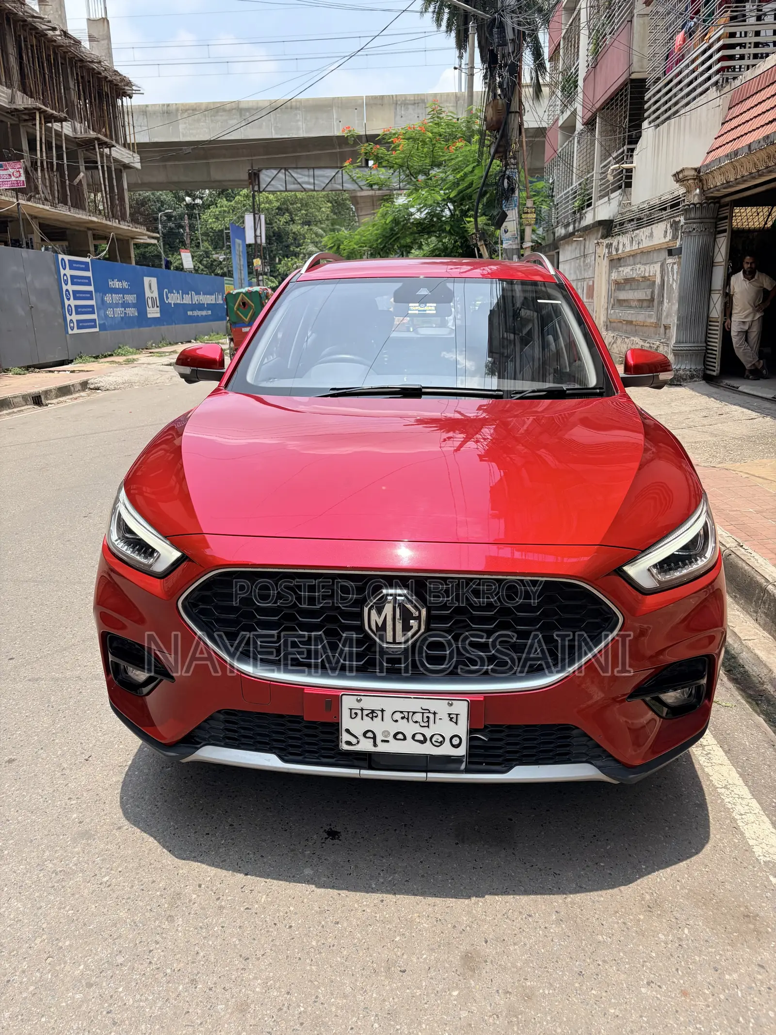 এমজি জেডএস ২০২১ লাল