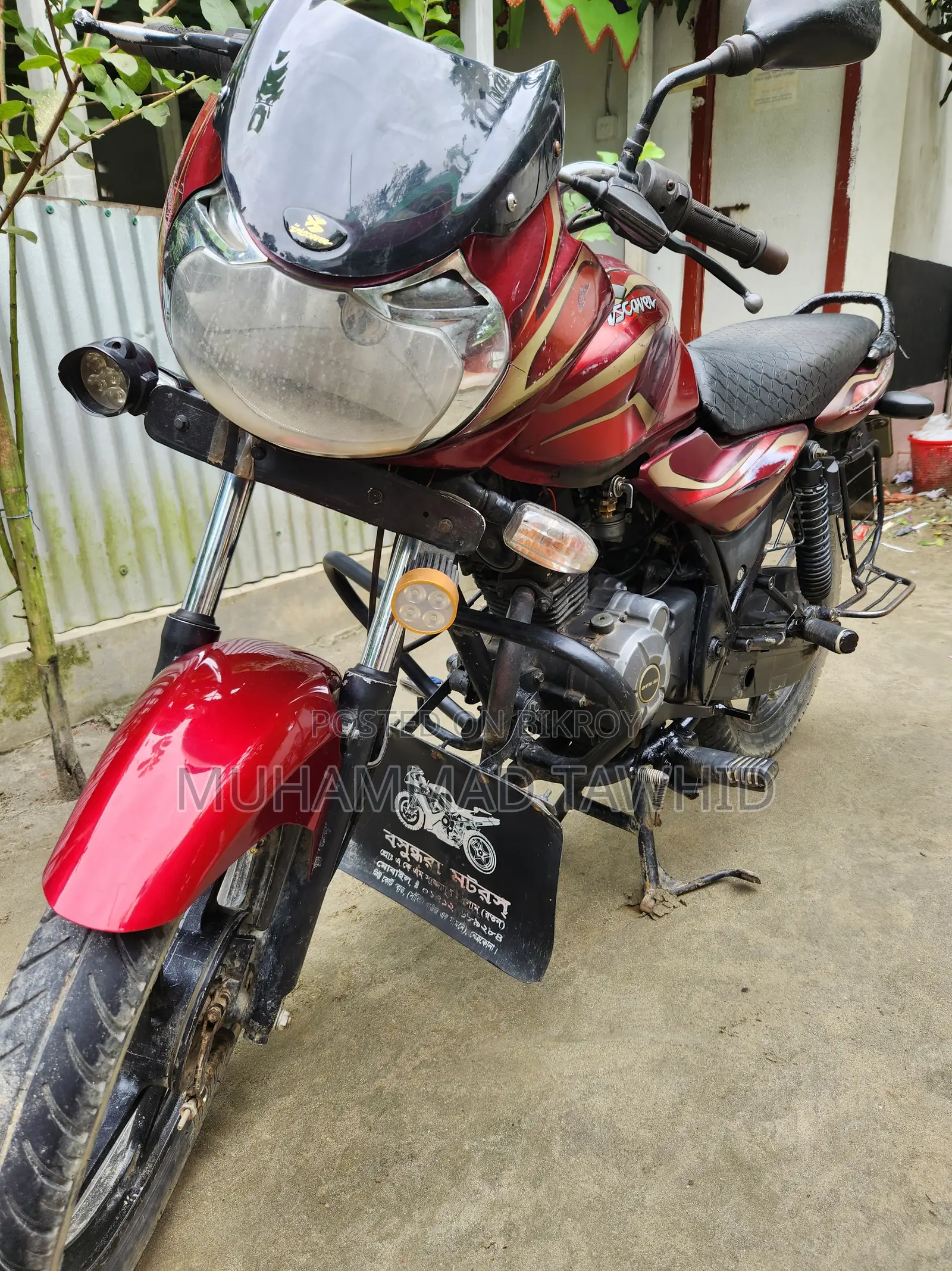 Bajaj Discover 100 2014 Red