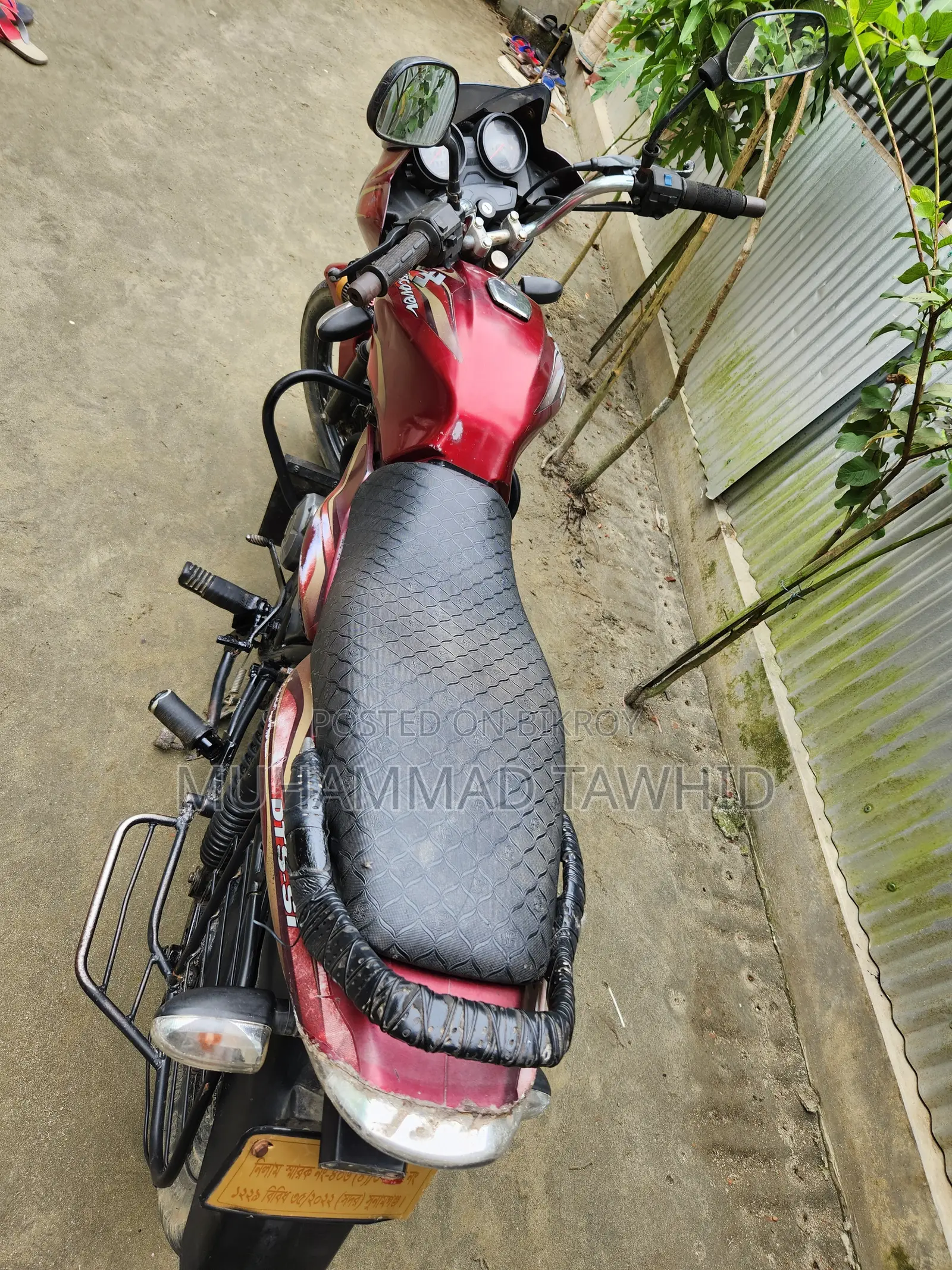 Bajaj Discover 100 2014 Red