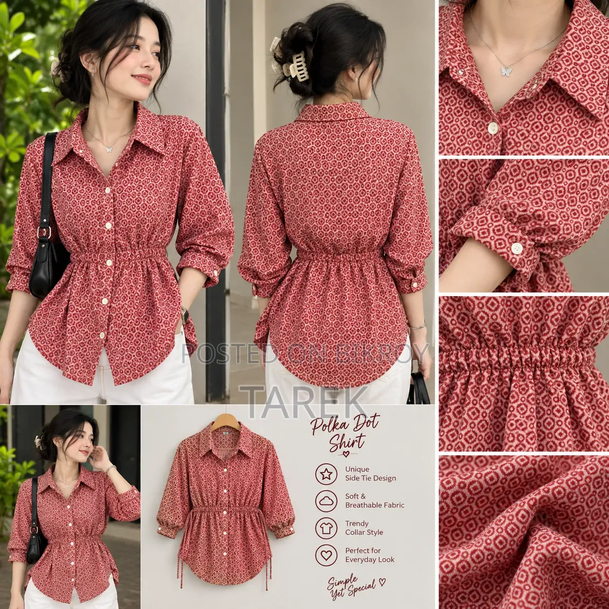 red short-sleeve