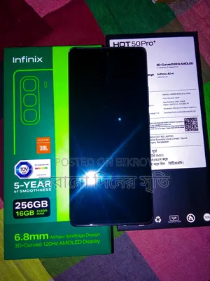 New Infinix Hot 50 Pro+ 4G 256 GB Silver