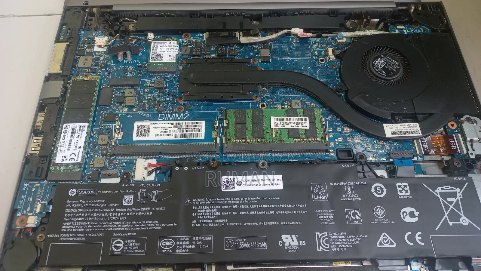 ল্যাপটপ HP ZBook 14u G5 16GB ইন্টেল কোর i5 SSD 500GB