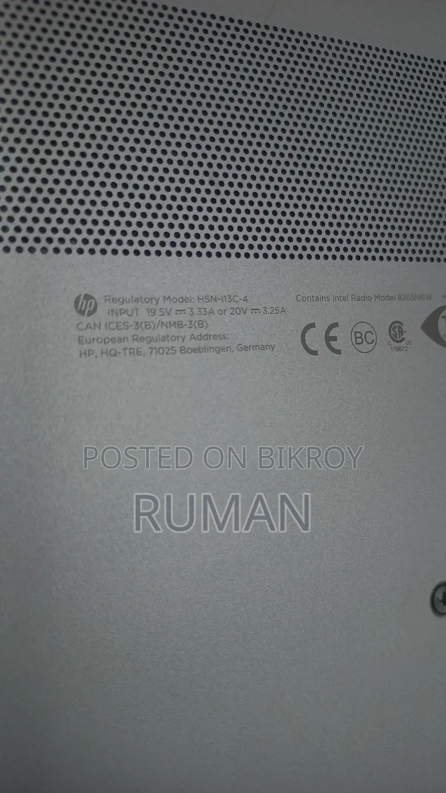 ল্যাপটপ HP ZBook 14u G5 16GB ইন্টেল কোর i5 SSD 500GB