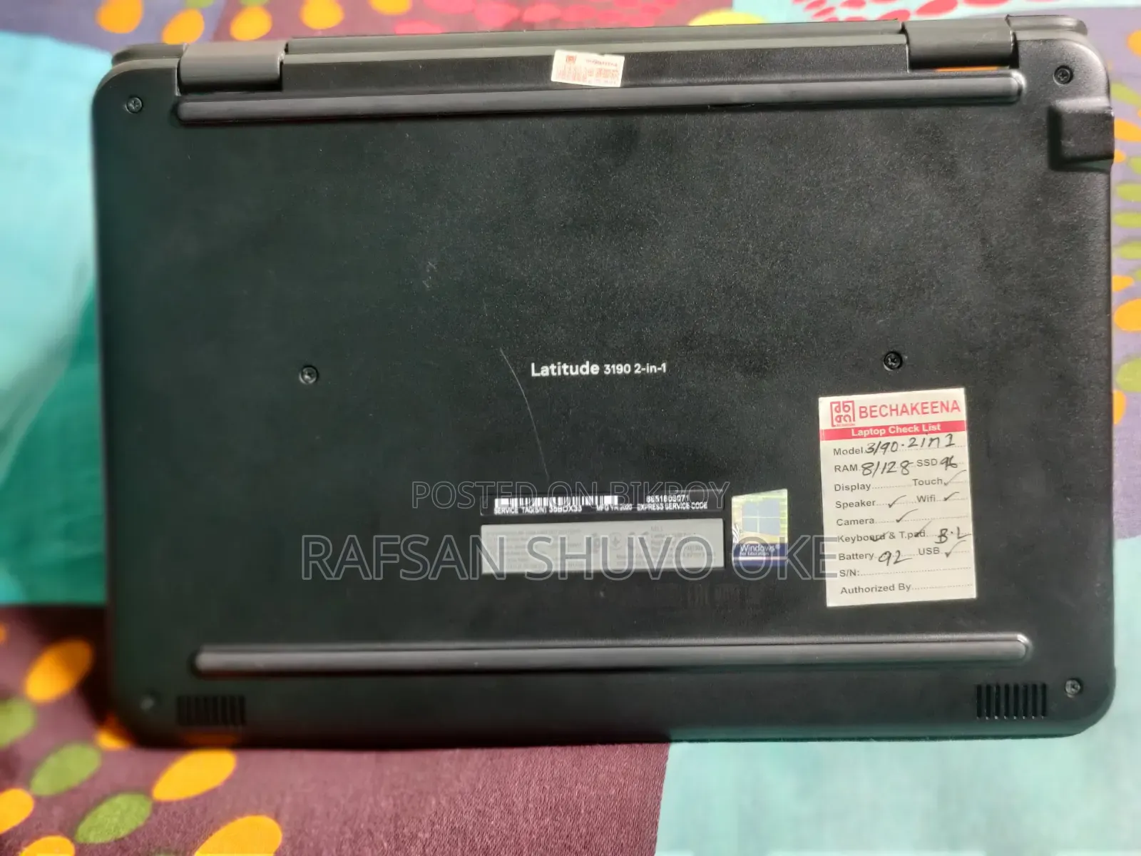Laptop Dell Latitude 3190 2-in-1 8GB Intel Core i5 SSHD+SSD 128GB