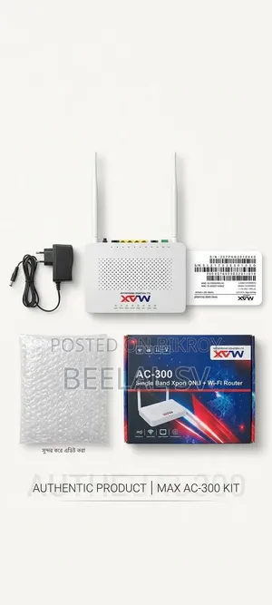 MAX AC-300 Single Band ONU + Wi-Fi Router