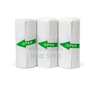 Portable Instant Photo Mini Printer, With 3 Sticky Thermal Paper Roll.