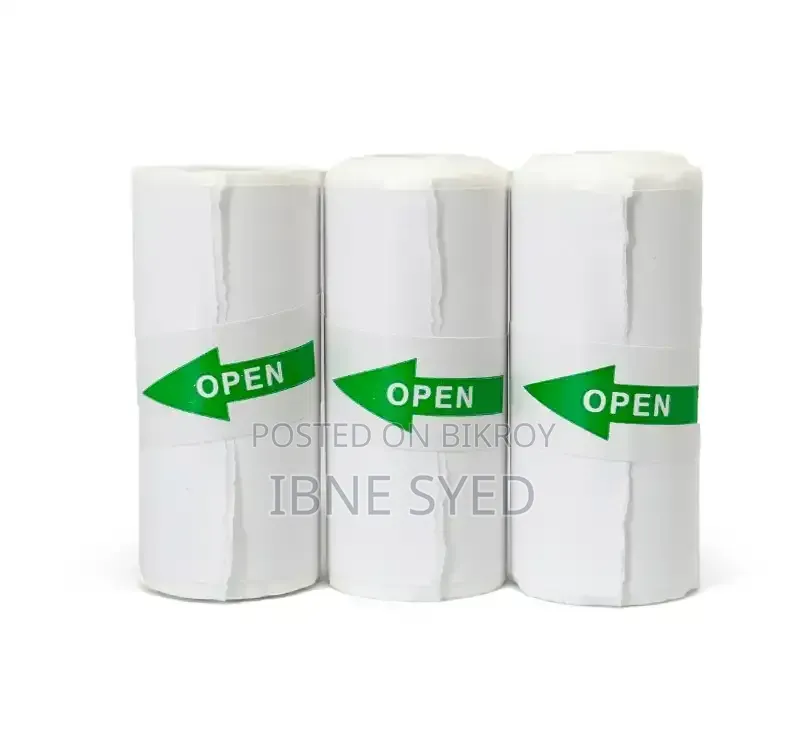 Portable Instant Photo Mini Printer, With 3 Sticky Thermal Paper Roll.