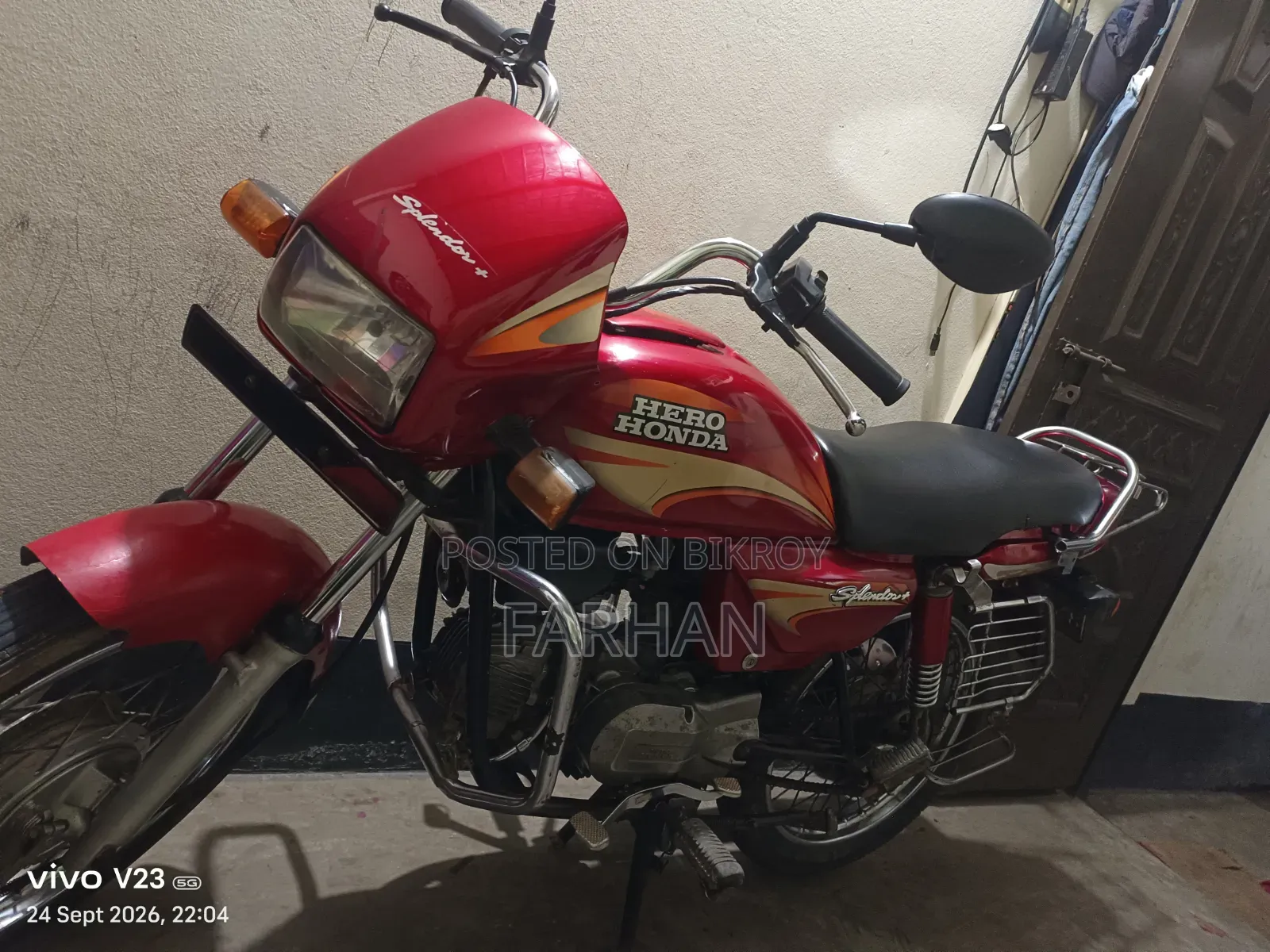 Hero Splendor Plus 2012 Red