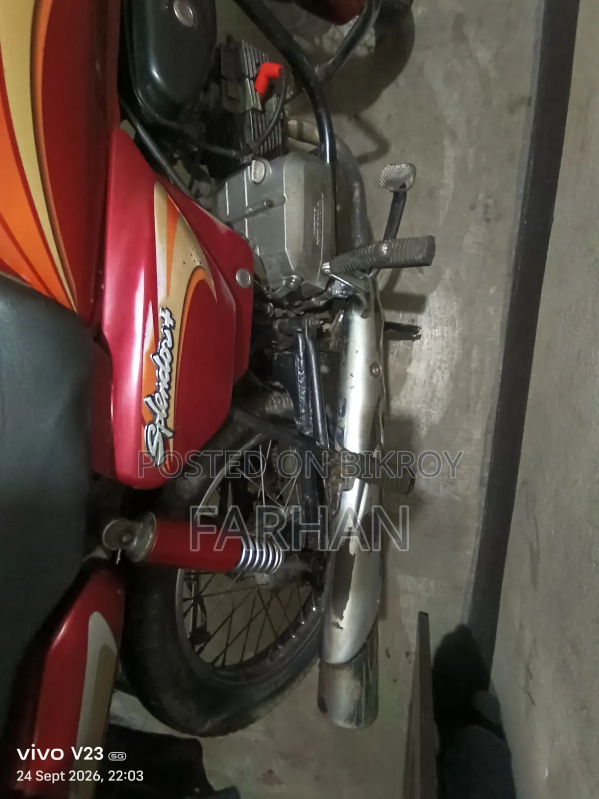 Hero Splendor Plus 2012 Red