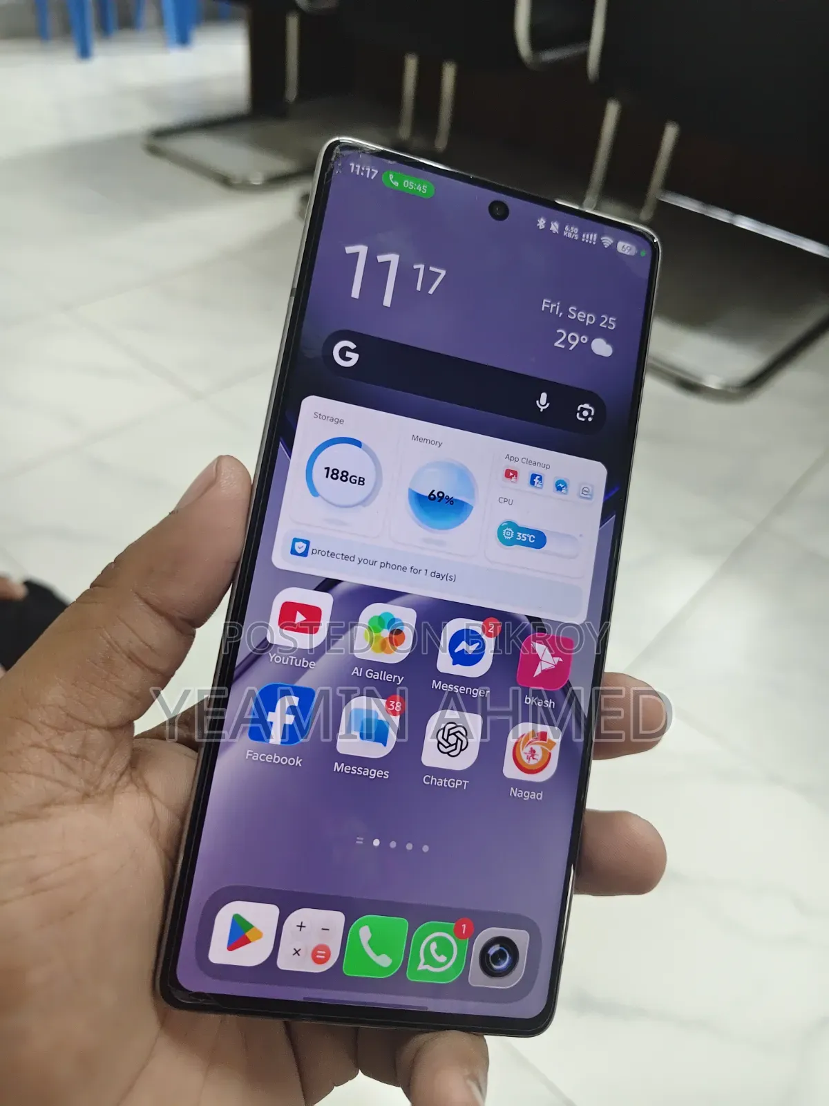 Infinix Note 50 Pro 256 GB Gray
