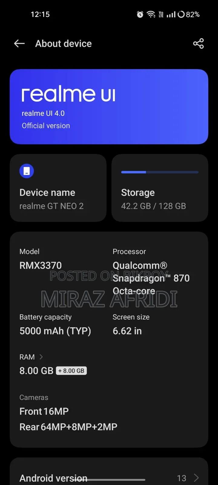 Realme GT Neo2 128 GB Green