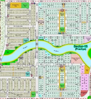 300ft Expressway 3 Katha Lake South at Sector-15