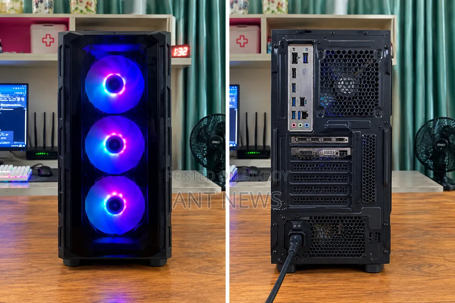 Desktop Computer 16GB AMD Ryzen 7 HDD+SSD 1T