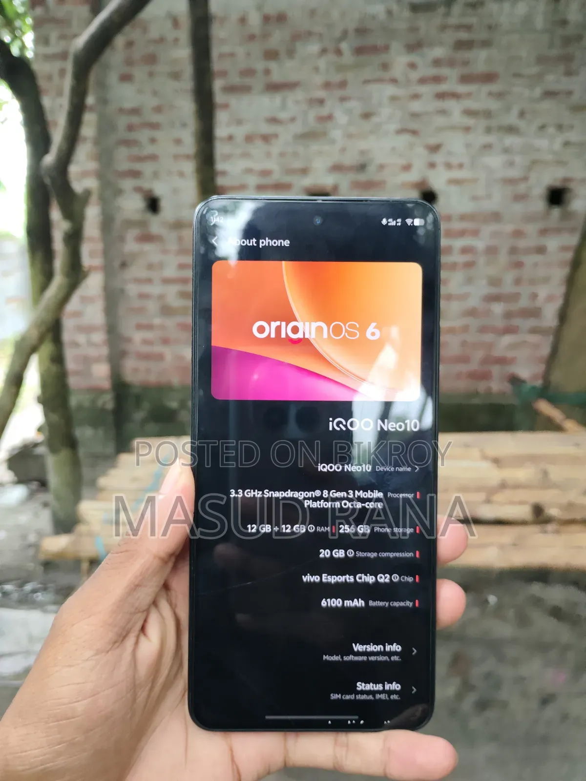 iQOO 256 GB Black