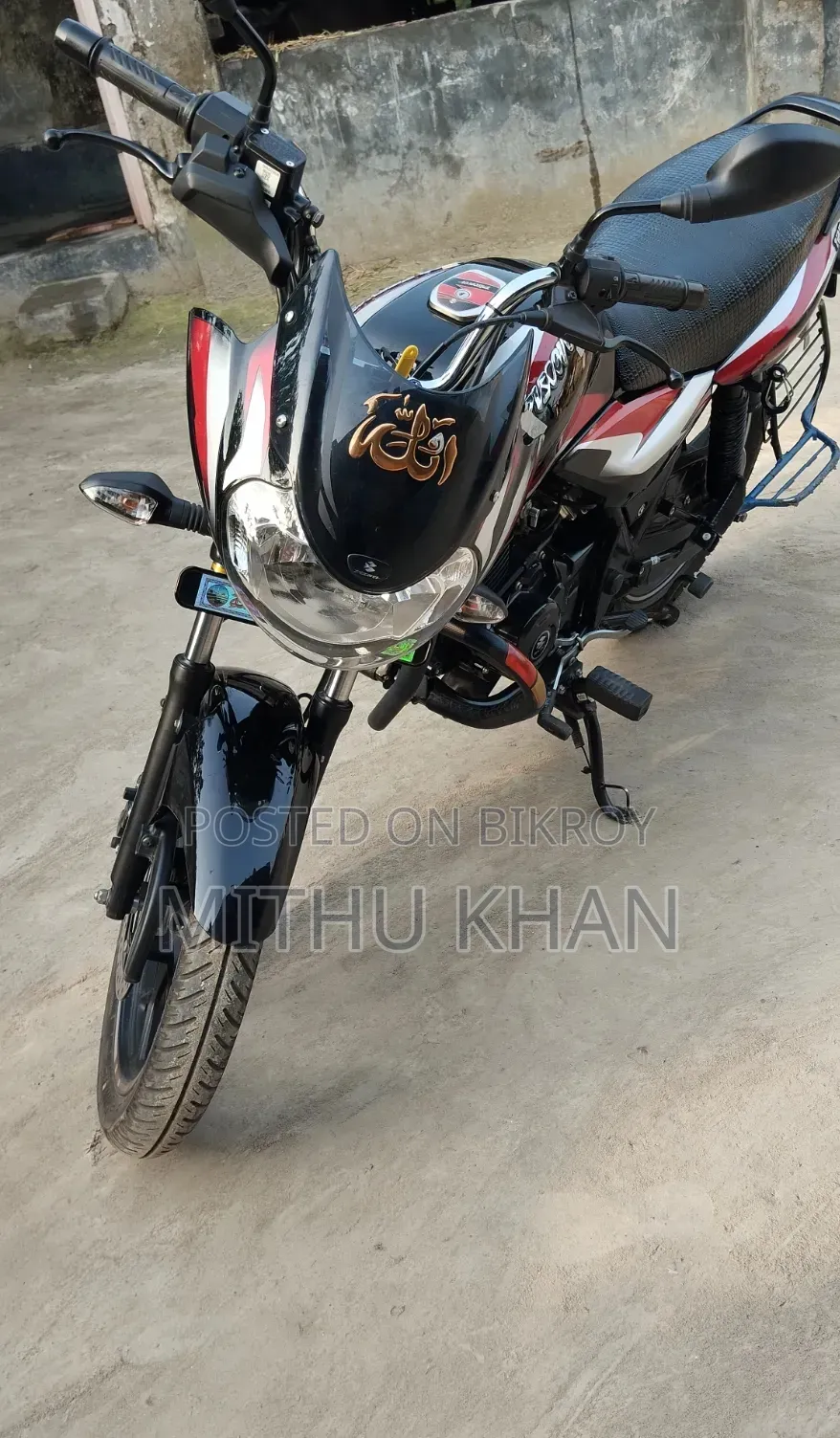 Motorcycle will be sold