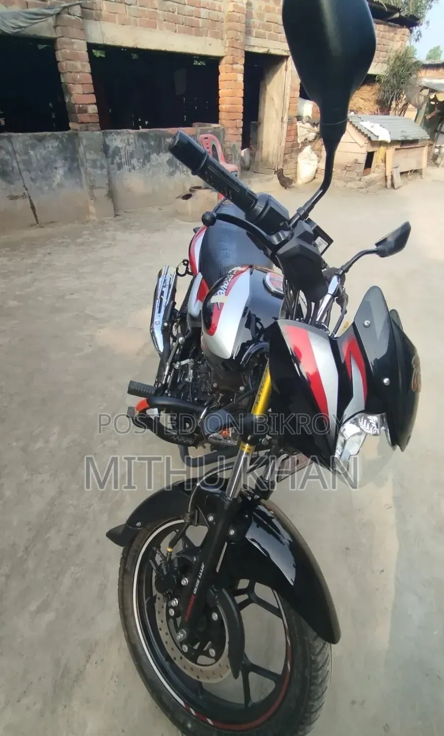 Motorcycle will be sold