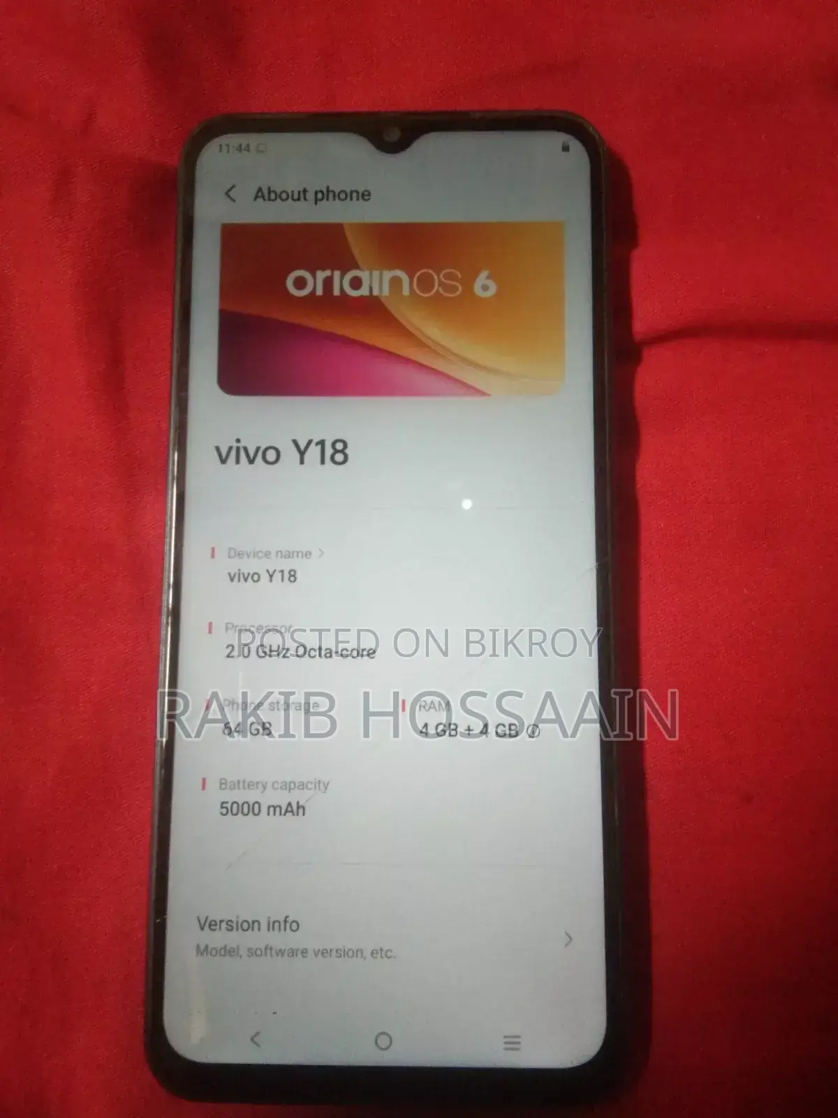 Vivo Y18 64 GB Black