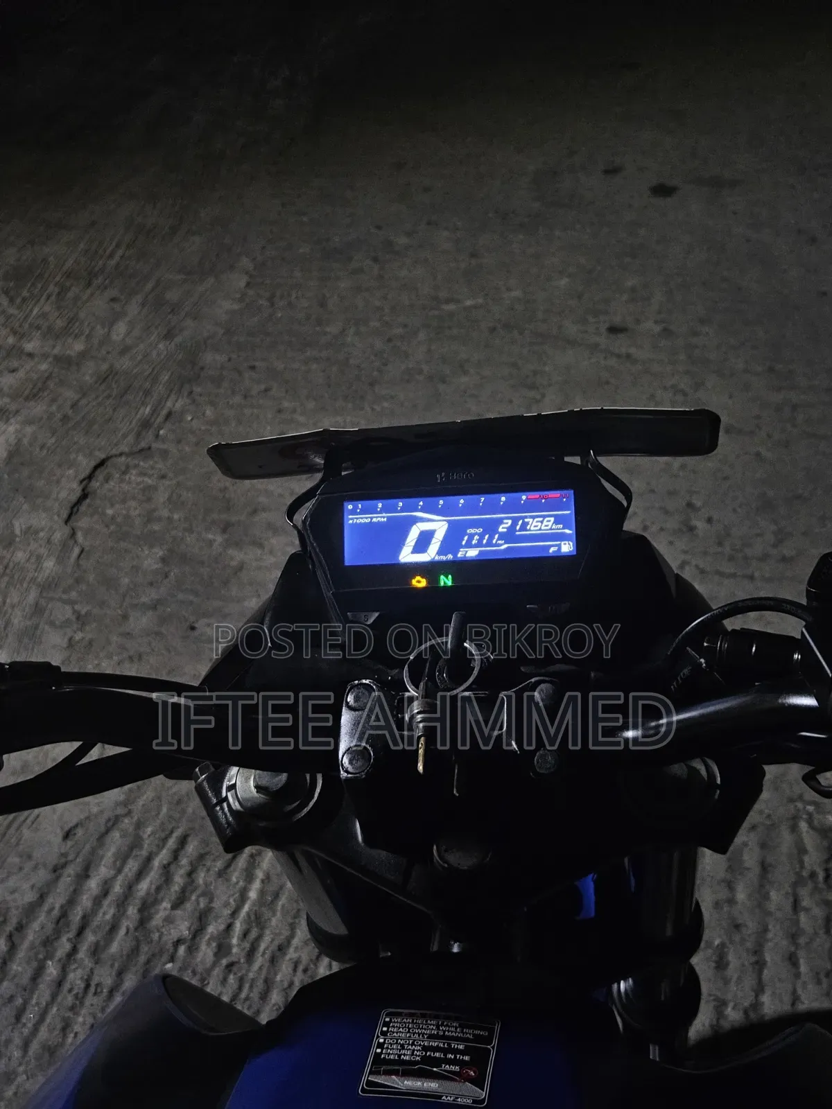 Hero Thriller 160R 2024 Blue