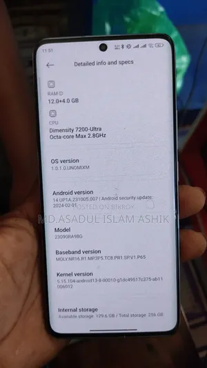Xiaomi Redmi Note 13 Pro+ 256 GB Purple