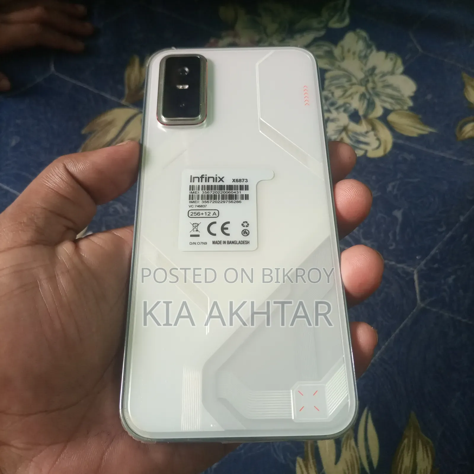 Infinix GT 30 5G 256 GB White